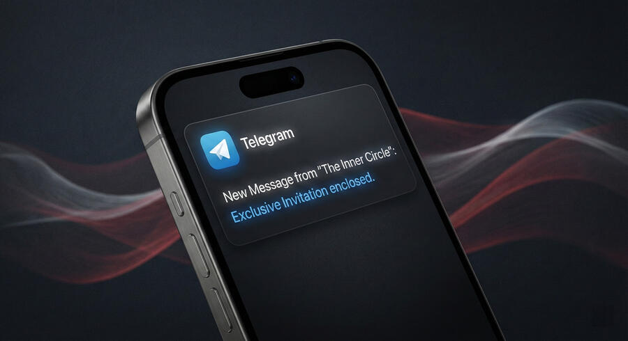 Danske Telegram Grupper og Kanaler på smartphone